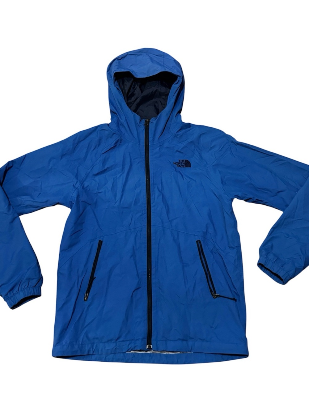 The North Face Men’s Royal Blue Hooded Rain Jacket